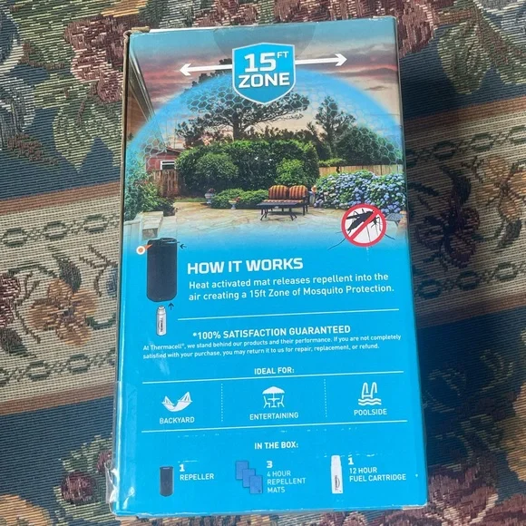 NIB Thermacell Mosquito Repellent Patio Shield Metal Edition - Picture 2 of 4
